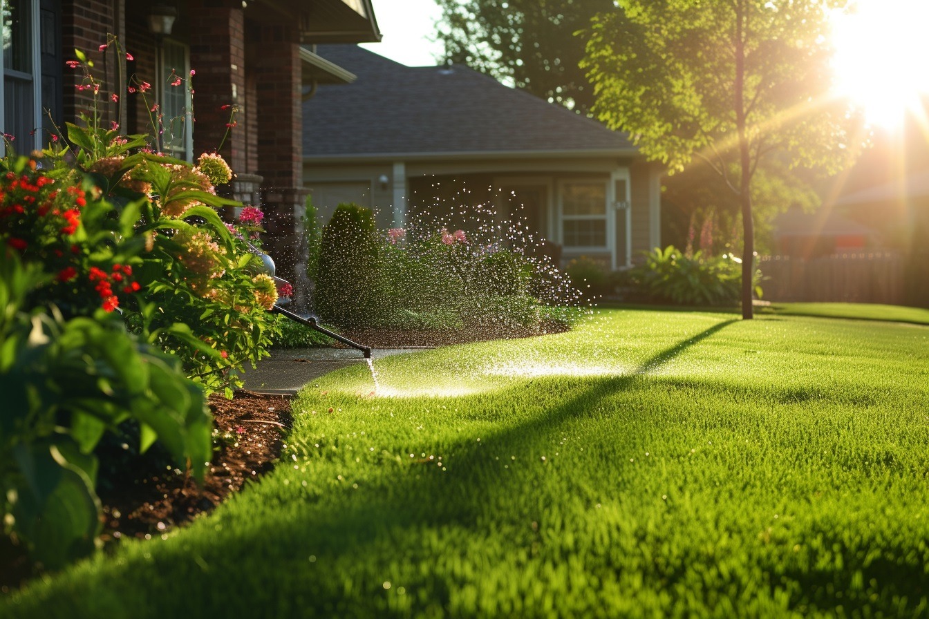jak na zalevani travniku