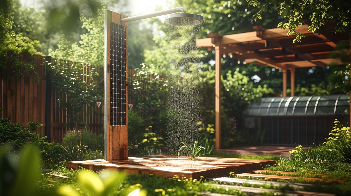 luxusní solární sprcha