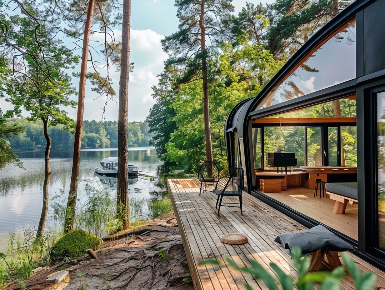 luxusní glamping u vody