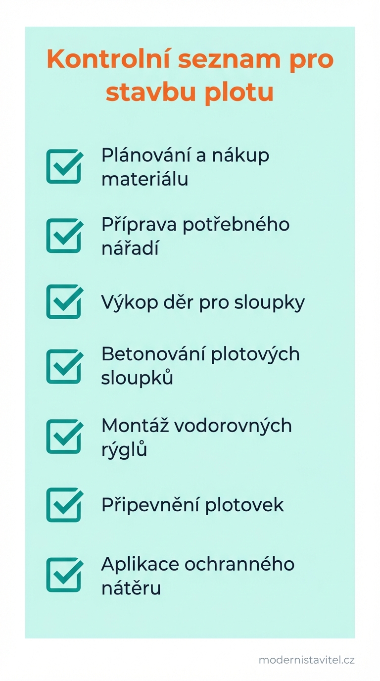 dřevěný plot: seznam
