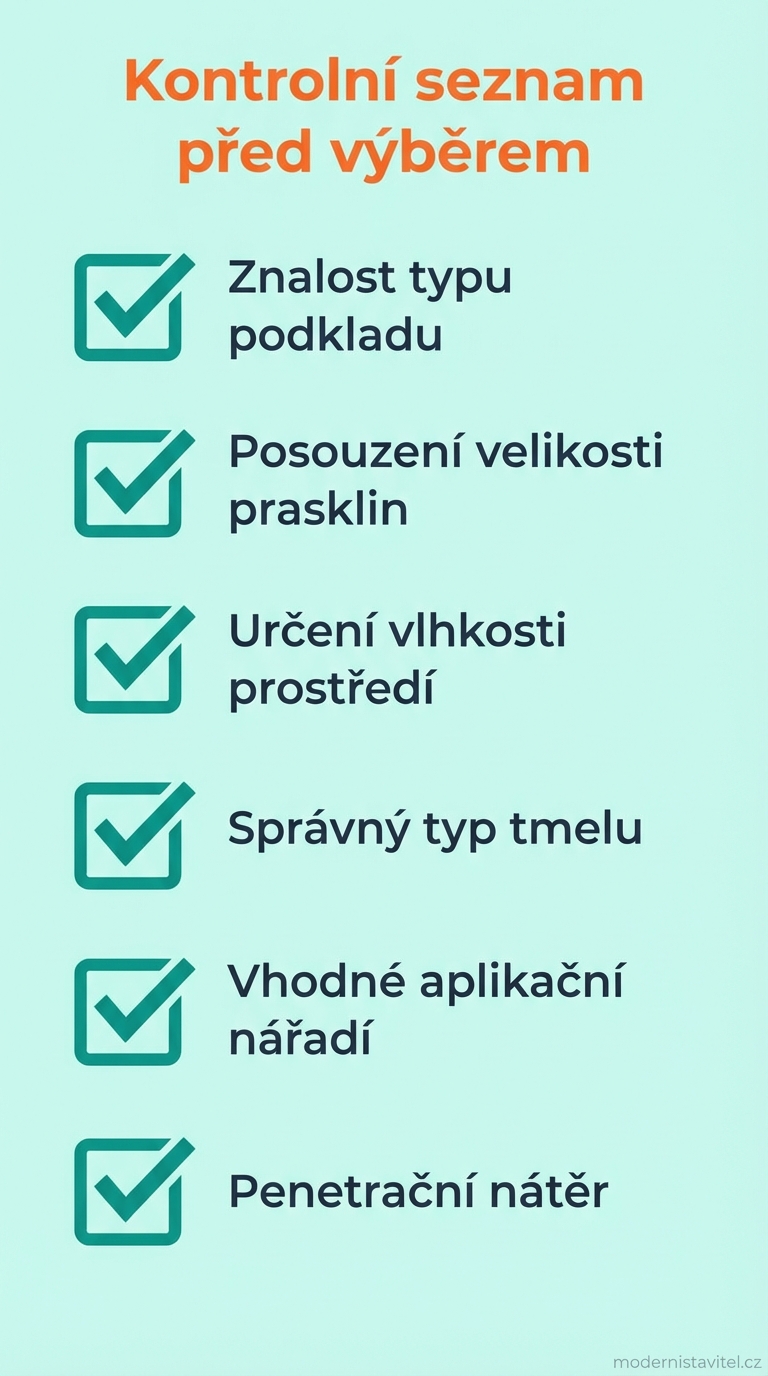tmel na zeď: seznam