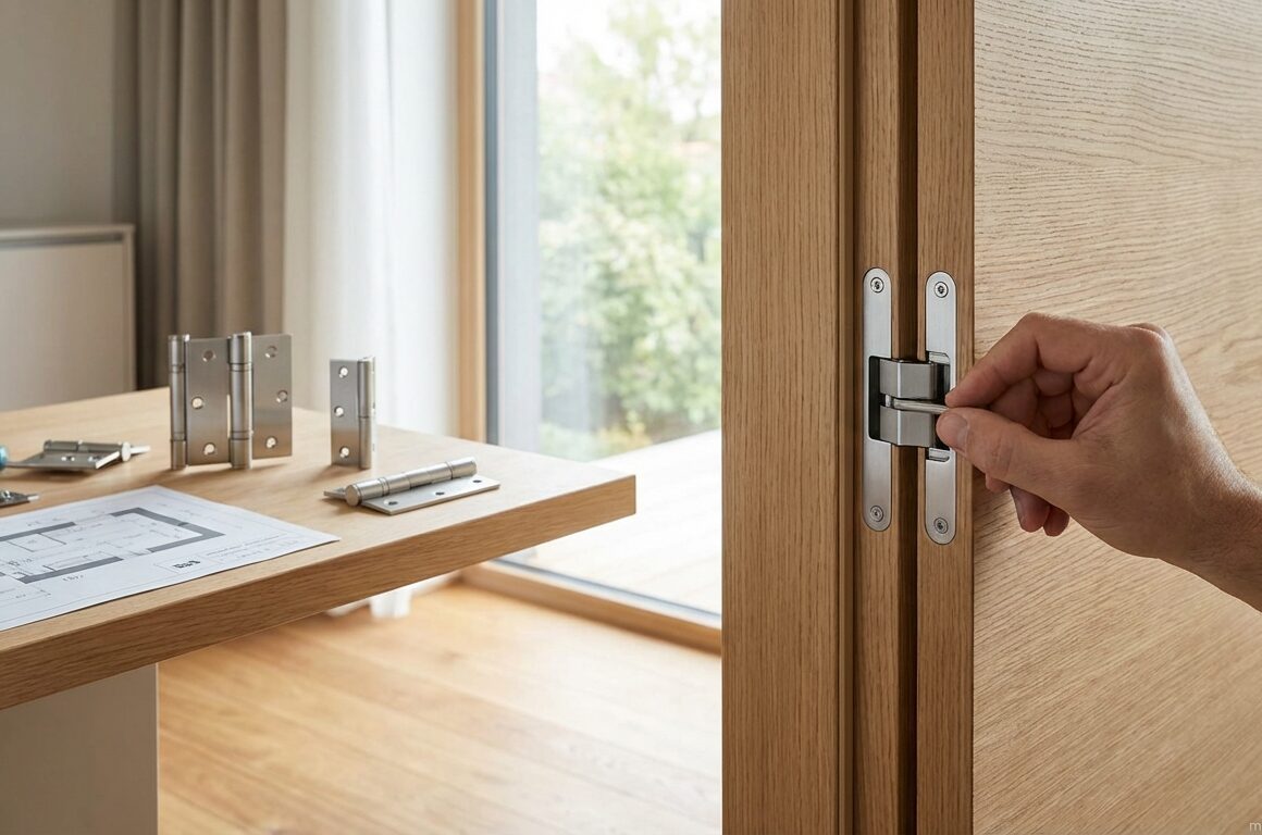 panty na dveře: vizualizace