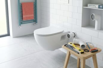 připojení WC na odpad: vizualizace