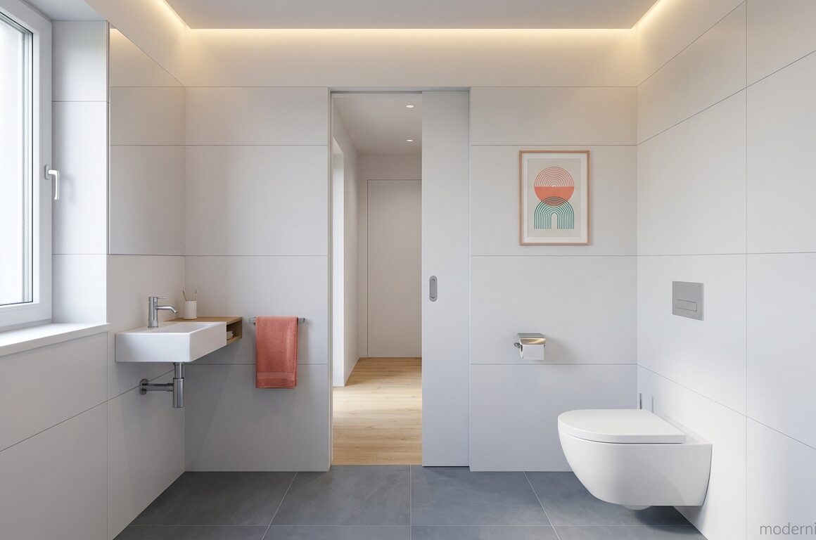 minimální rozměry wc: vizualizace