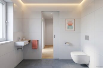 minimální rozměry wc: vizualizace