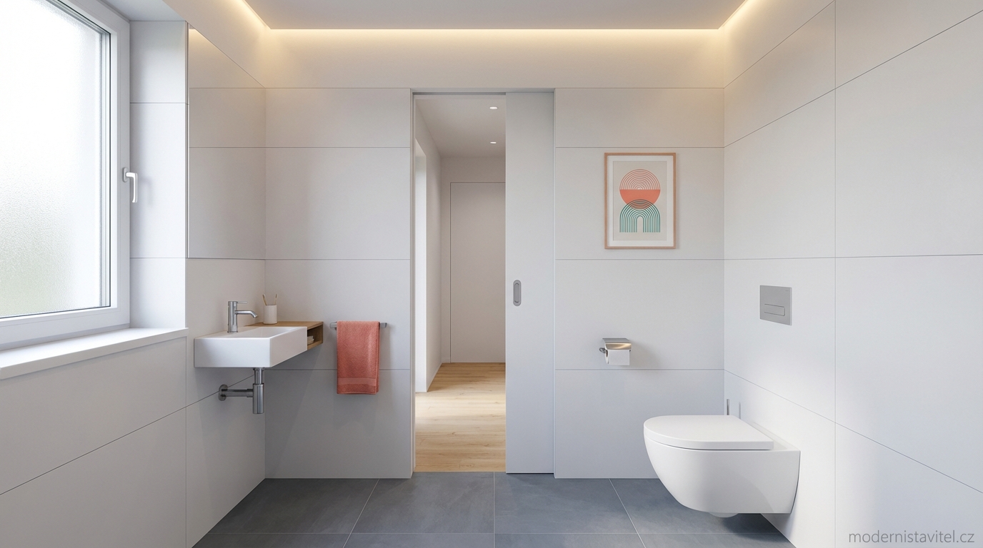 minimální rozměry wc: vizualizace