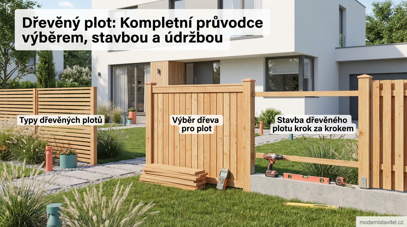 dřevěný plot: vizualizace