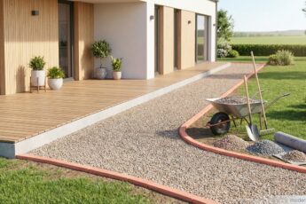 štěrkový chodník: vizualizace