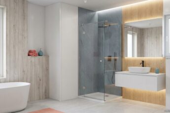 plastové obklady: vizualizace