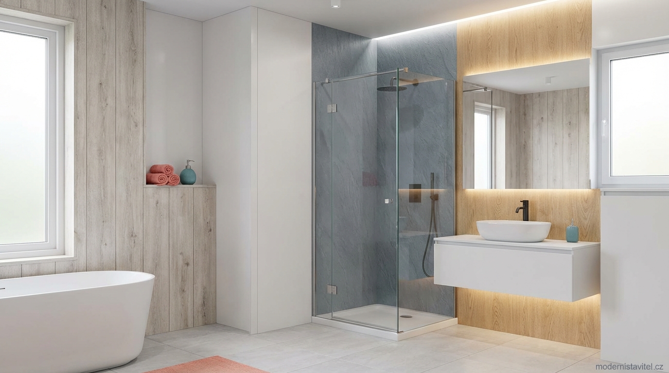 plastové obklady: vizualizace