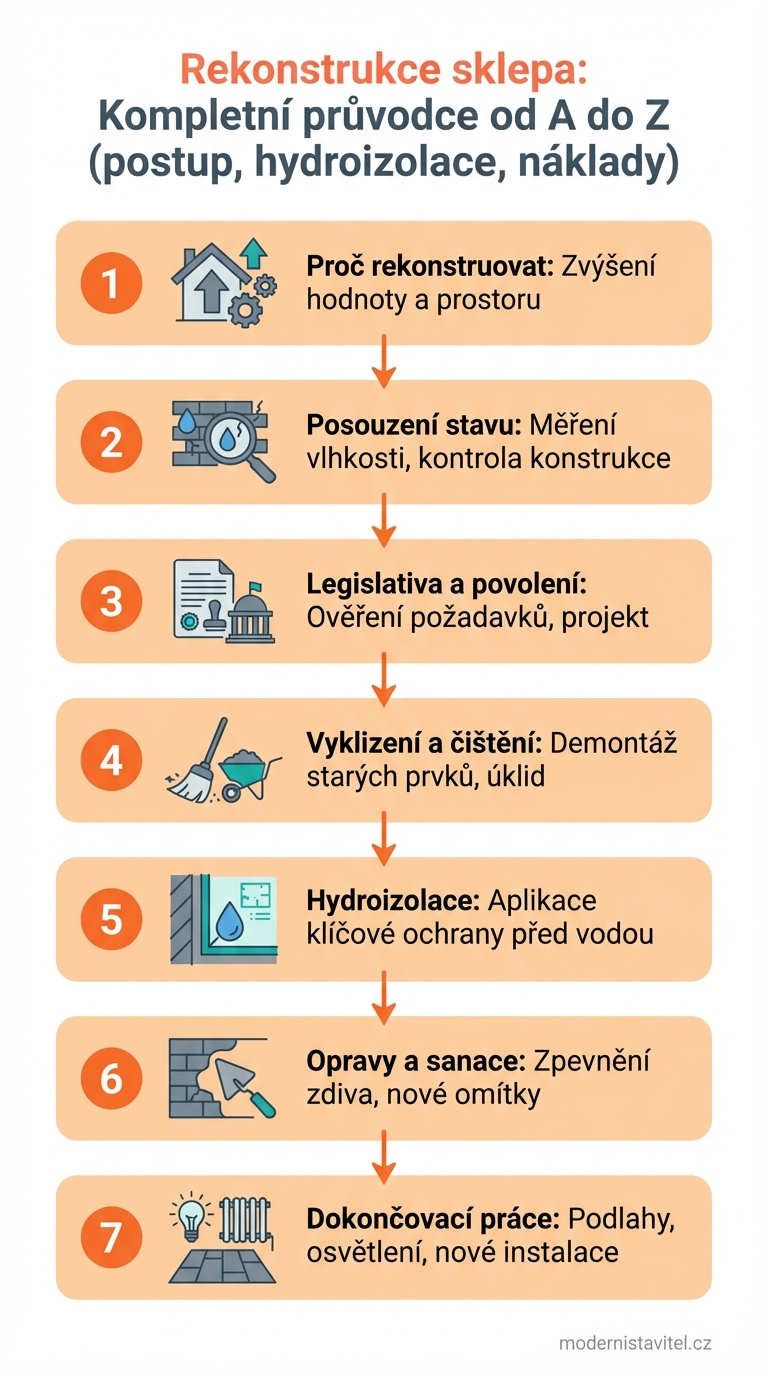 rekonstrukce sklepa: infografika