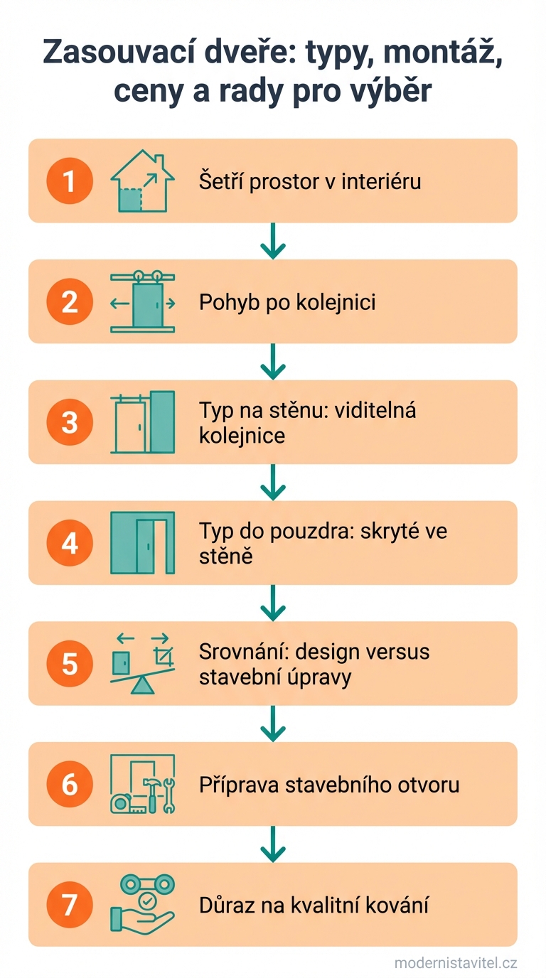 zasouvací dveře: infografika