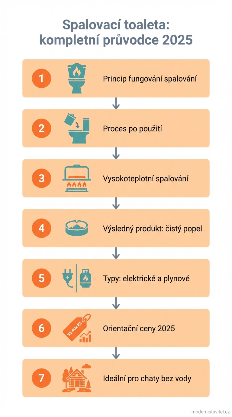 spalovací toaleta: infografika