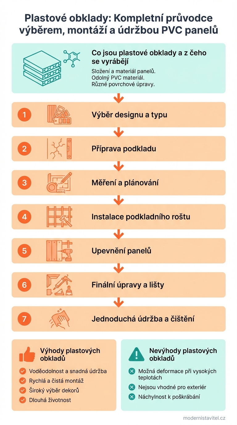 plastové obklady: infografika