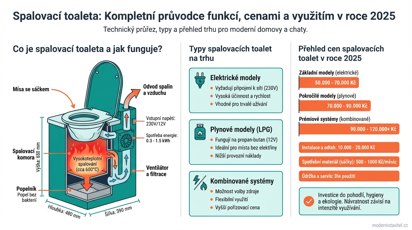 spalovací toaleta: schema