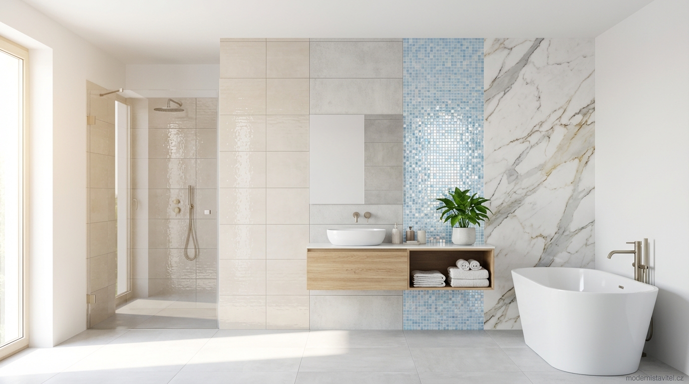 obklady do koupelny: typy obkladů