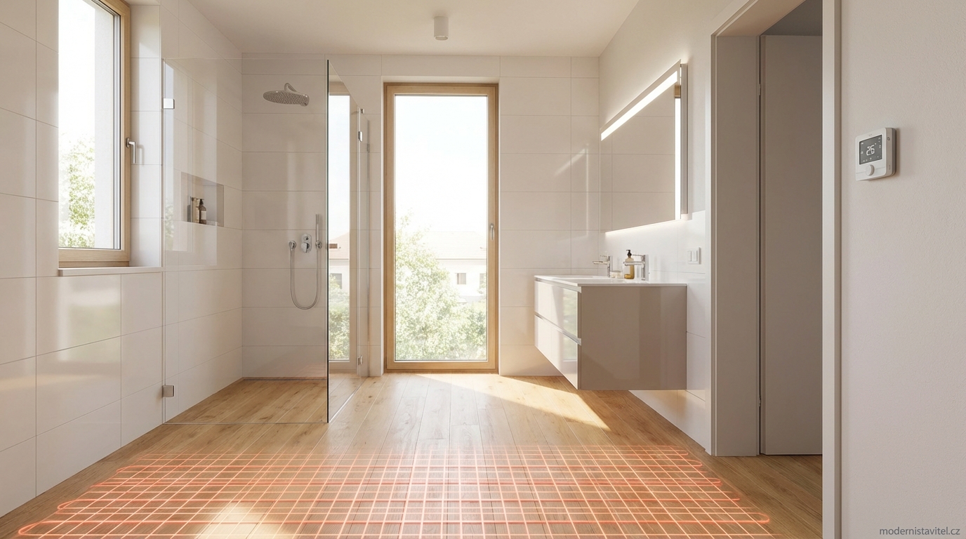 topný kabel: vizualizace