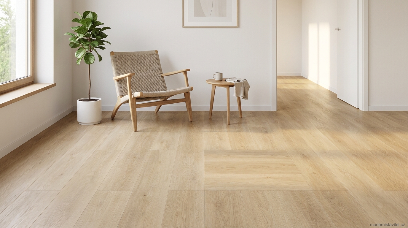 jak opravit vinylovou podlahu: vizualizace