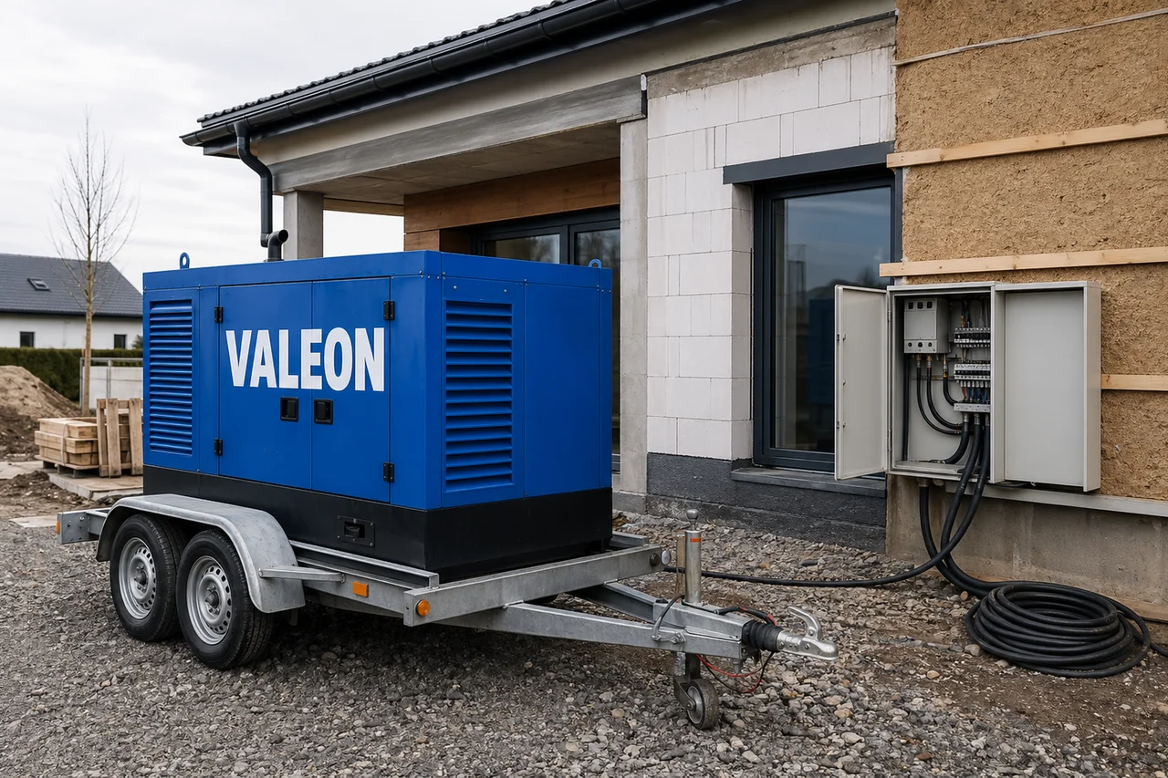 Mobilní elektrocentrála Valeon v praxi — detail
