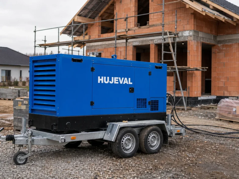 Stavební ceník 2026: kolik dnes reálně stojí měsíc pronájmu elektrocentrály na novostavbu — mobilní elektrocentrála Valeon