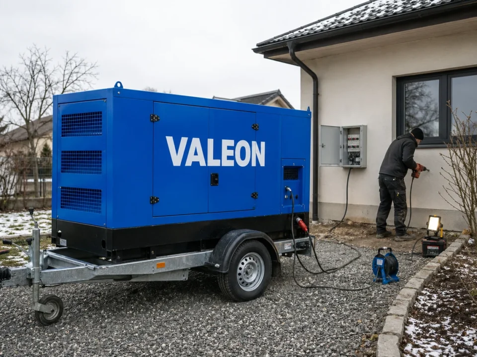 Údržba domu mimo topnou sezónu: čím pohánět nářadí, když máte vypnutou hlavní jisticí skříň — mobilní elektrocentrála Valeon