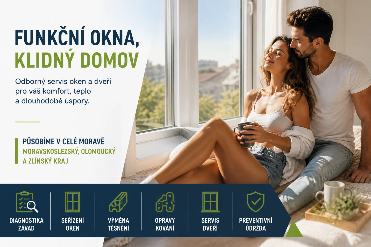 Servis oken a dveří Oknotech Morava