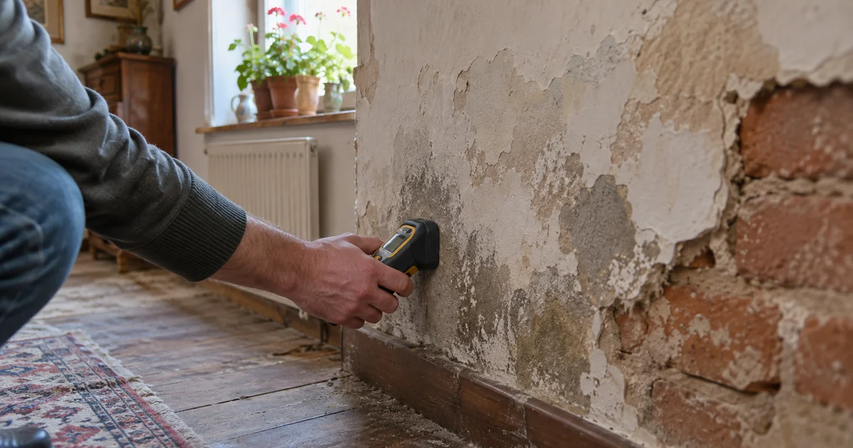 Jak změřit vlhkost zdiva před renovací: postup a hodnoty